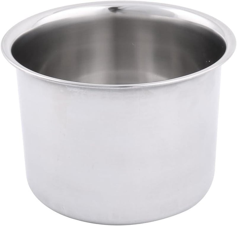 Ezüst 500 ml-es Nemesacél Kerek Főzőtál Konyhába