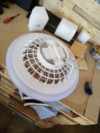 Stropný ventilátor so svietidlom BRILONER, CCT, 5 rýchlostí, s diaľkovým ovládaním, stmievač, časovač, biely, 48,5x14,5 cm 2