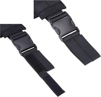 EXCELLENT ELITE SPANKER Taktikai Combtok Állítható Platform Molle Rendszerű Univerzális Táska Bal/Jobb Lábra Fekete Cordura Nylon 5