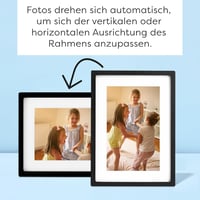 Skylight Frame 10" WiFi Digitális Képkeret - Érintőképernyős, Fotók Küldése E-mailben vagy Applikációval, Felhő Tárhely, Ajándéknak Ideális 7