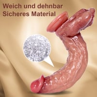 King Size Realisztikus XXL Szilikon Dildó 29,5 cm, Tapadókorongos G-pont Stimuláló 6