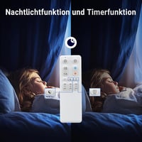 ANTENLICHT Modern Geometrikus LED Mennyezeti Lámpa 40W - Távirányítós, Fokozatmentesen Szabályozható, 3000-6500K, Nappali és Hálószoba Világ 3