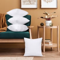 Utopia Bedding 4 db-os Fehér Párna Belső 50x50 cm - Töltelék Díszpárnához, Kanapéhoz 4