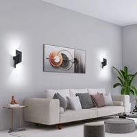 KUKAK LED Kültéri-Beltéri Fali Lámpa 10W IP65 Vízálló 6000K Hideg Fehér Alumínium Modern Fel-Le Világító Dekoratív Lámpatest Kertbe, Erkélyr 7