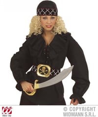 Kalóz Bandana Farsangi Jelmezhez - Deluxe Poliészter Fejkendő 3