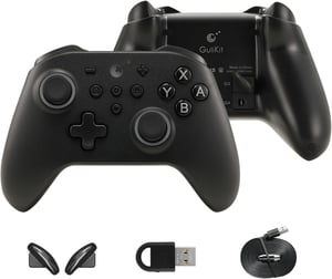 GuliKit KK3 Pro Vezeték Nélküli Kontroller Nintendo Switch/OLED/PC/Steam Deck Eszközökhöz - Hall Joystick, 1000Hz Válaszidő, Maglev Rezgés,