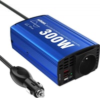 GIANDEL 300W Tiszta Szinusz Inverter 12V-220V Dupla USB-vel Újracsomagolt 1