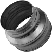 Vent Systems 160-150 mm Horganyzott Acél Szűkítő Adapter - Szellőzőrendszerekhez, Légkondicionálókhoz, Kerek Csővezetékekhez, Egyszerű Telep 2