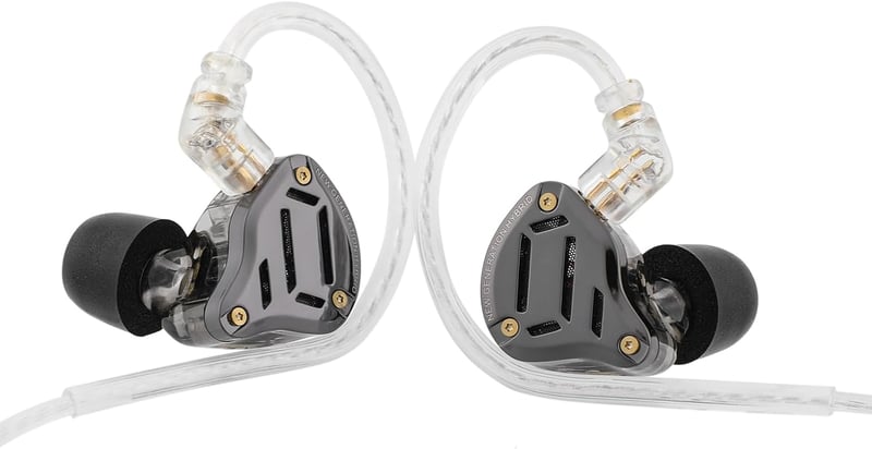 KZ ZS10 Pro 2 Fekete Fülhallgató Mikrofonnal - 1DD+4BA Hibrid, 4 Szintű Hangolás, Játékosoknak
