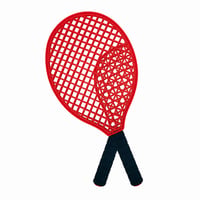 Set tenis de plajă Schildkröt Funsports cu 2 palete și 1 minge moale în plasă, roșu, set incomplet — set de 1 bucată 2