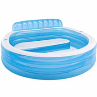 Nafukovací rodinný bazén so sedadlami Intex 57190NP Swim Center Family Lounge, 229x218x79 cm — Výrobok má drobné poškodenie (stav: pozri 2. obrázok) 1