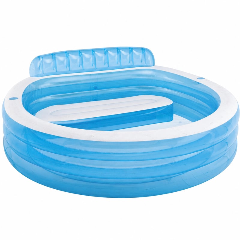 Nafukovací rodinný bazén so sedadlami Intex 57190NP Swim Center Family Lounge, 229x218x79 cm — Výrobok má drobné poškodenie (stav: pozri 2. obrázok)