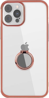 iPhone 13 Pro Max Rózsaszín Arany Védőtok Állvánnyal és Mágneses Autós Tartóval 9