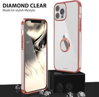 iPhone 13 Pro Max Rózsaszín Arany Védőtok Állvánnyal és Mágneses Autós Tartóval 2