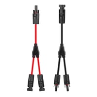 Napelemes Y-adapter kábel, 30A, piros-fekete - PV rendszerekhez 1