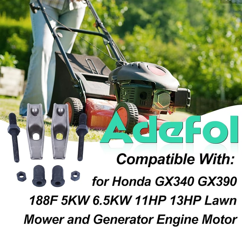 Adefol Szelep Nyomórúd Vezetőlap Készlet Honda GX340 GX390 188F 5-6,5KW Benzinmotorhoz - Generátor és Szivattyú Alkatrész