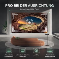 Aurzen D1 Pro Okos Projektor Full HD 1080P, 4K Támogatással, Dolby Audio, Automata Fókusz, 2x10W Hangszóró, WiFi, Bluetooth 5.2, Netflix Kom 5