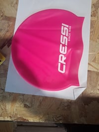 Cască de înot din silicon Cressi Eddie pentru adulți, roz/alb, mărime universală, pentru înot 2