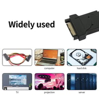 QIANRENON 15 tűs SATA tápkábel hosszabbító HDD, SSD és DVD-hez - 2 db 4