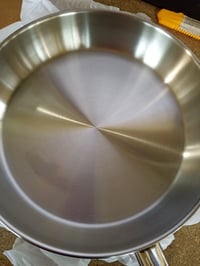 Set de tigăi BRA Master din oțel inoxidabil de 24 și 28 cm, cu mâner din silicon, stare utilizată, suprafețe pătate (stare: vezi a 2-a imagine) 3