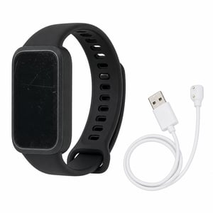 Xiaomi Smart Band 9 Active pametna narukvica crna - neispravna — neispravno, za dijelove: ne uključuje se, ogreban ekran (stanje: vidi 2. sliku)