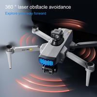Gleto GPS Drón 4K Kamerával, 3-Tengelyes Gimballal, 50 Perces Repülési Idő, Akadályérzékelés, Követés Funkcióval, 249g Alatti, Összecsukható 5