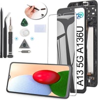 RongZy Samsung Galaxy A13 5G/A136U Kijelző Csere Készlet - Érintőképernyő Digitalizáló Üveg Szerelvény Kerettel + Javítóeszközök 1