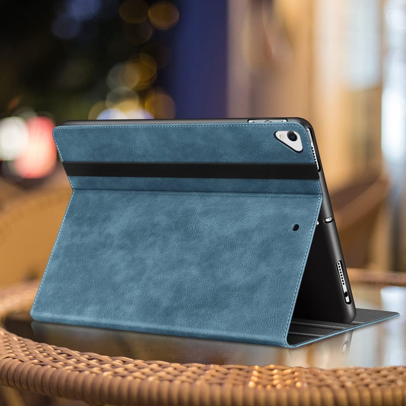 HOLIMET iPad 10.2" Tok 9/8/7 Generációhoz (2021/2020/2019) Tolltartóval - PU Bőr Védőtok, Vékony TPU Hátlap, Automatikus Alvás/Ébresztés, Ál