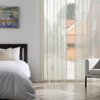 Topfinel Bézs Fényáteresztő Függöny 225x140cm, Hálószobába, Nappaliba 5