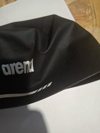 Cască de înot din silicon Arena 3D Soft, neagră, mărimea M, pentru adulți, pentru antrenament și competiție 3