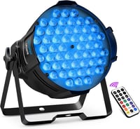 BETOPPER 160W RGB LED Par Lámpa - DMX Vezérelhető Diszkó Fény Távirányítóval - Stroboszkóp Színpadi Effekt Klubokhoz, Bulikhoz, Esküvőkre 1