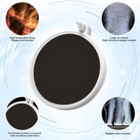 boxtech Nano buborékos levegőkő készlet akváriumhoz, 80 mm-es szuper diffúzor 6