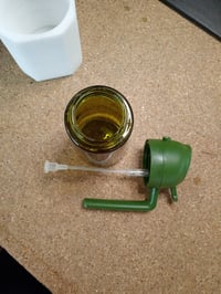 YARRAMATE 2-u-1 boca za raspršivanje i doziranje ulja, 470 ml, maslinasto zeleni raspršivač za kuhanje i preljeve za salatu 3