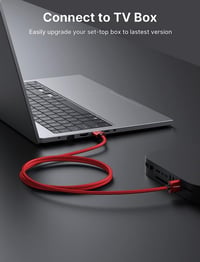 JSAUX USB 3.0 hosszabbító kábel szett, 1m és 2m, fonott nylon, 2db 7