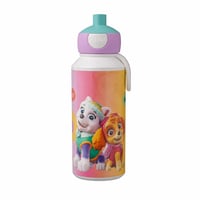 Detská fľaša Mepal Pop-up Campus 400 ml – Tlapková patrola (Paw Patrol) Girls – motív Everest a Skye – bez BPA – použitá (stav: pozri 2. obrázok) 1