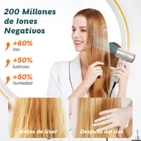 SUPGALIY Mini Ionos Hajszárító Diffúzorral - 1500W, Ultrakönnyű (290g), 4 Hőfokozat, 2 Sebesség, Kíméletes Hajápolás, Utazáshoz Ideális 4