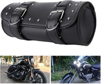 Univerzális Motoros Szerszámtáska - Vízálló Fekete PU Bőr, 2 Pántos 8