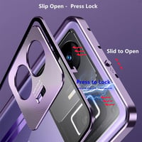 Realme GT 3 Mágneses Tok Kameravédelemmel - Lila 4
