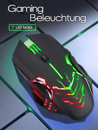 Defender Katana vezeték nélküli RGB gamer egér, csendes kattintás, 240 órás akkumulátor 2