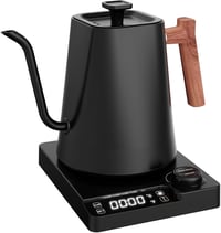 Gooseneck Elektromos Vízforraló Hőmérséklet Szabályozással, 1L, 1200W 1