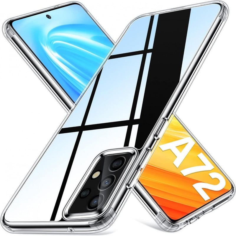 Samsung Galaxy A72 5G Vékony Átlátszó Szilikon Tok - Karcálló Védelem