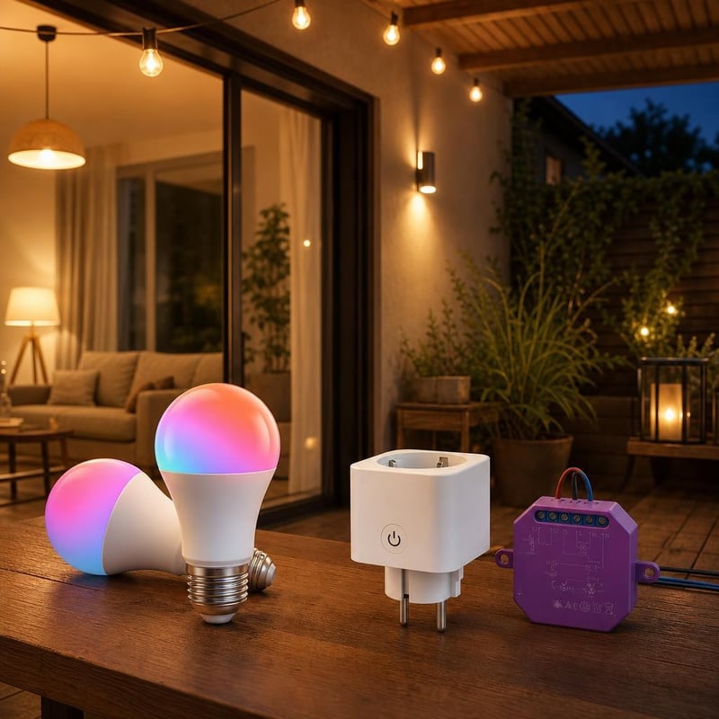Smart Home paket: 2x pametna LED žarulja + pametna utičnica + WiFi relej s mjeračem potrošnje