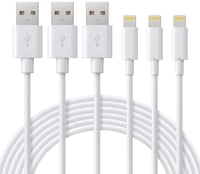 iPhone Lightning töltőkábel szett, 3db 2m MFi tanúsított, iPhone 14-6s/iPad/AirPods 1