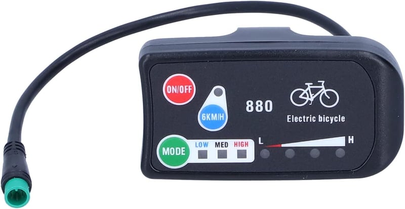 Bnineteenteam KT-LED880 E-bike kijelző és sebességmérő 36V/48V