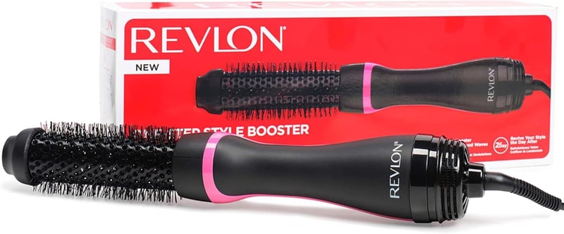 Revlon One-Step Style Booster 38mm Körkefés Hajszárító és Formázó - Kerámia Bevonatú, Ion Technológiával, Dúsabb Hajért