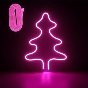 I-SHUNFA ružičasta LED neonska zidna svjetiljka - DIY dekoracija za pjevanje