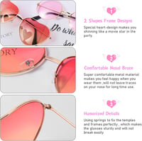 Flintronic Retro Szív Alakú Napszemüveg - 2 db-os Parti Kellék Szett 3
