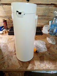 Termos cu pompă Emsa Ponza ISO 1,9 l, alb, oțel inoxidabil — defect, funcționează parțial: clemă termos ruptă (stare: vezi poza a 2-a) 4
