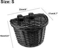 Willow Gyerek Bicikli Kosár Bőrpánttal - AVASTA 5