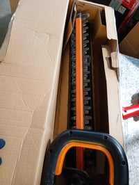Foarfecă de tuns gard viu cu acumulator WORX WG264E.9, 20V, lungime lamă 56 cm, distanță între dinți 20 mm — netestat (fără acumulator, neprobat) (stare: vezi poza a 2-a) 3